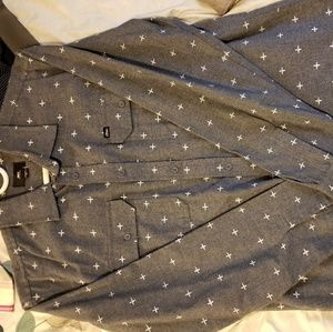 Obey size medium button down
